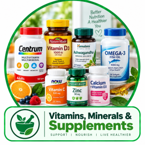 Vitamins, Minerals & Supplements